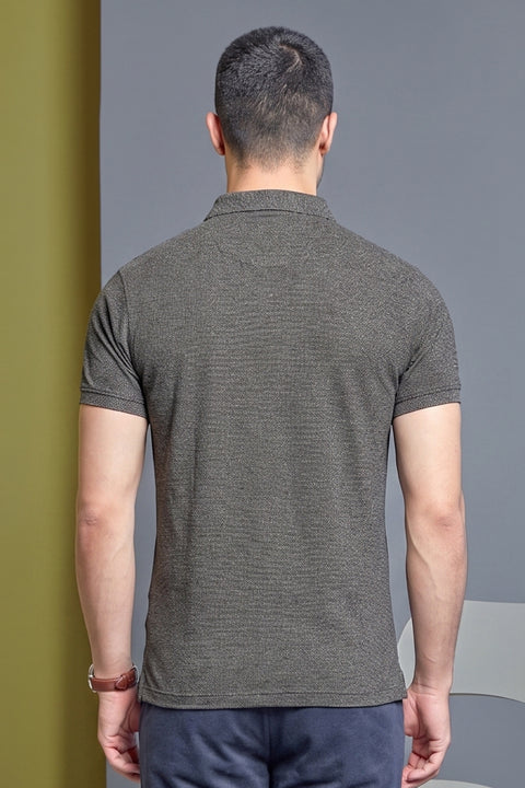 Buy 50 Soft Polo Tshirt With Pocket Anthracite Melange Truedesign