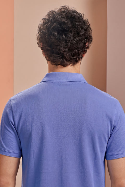 Buy 50 Soft Polo Tshirt With Pocket Blue Bell Truedesign