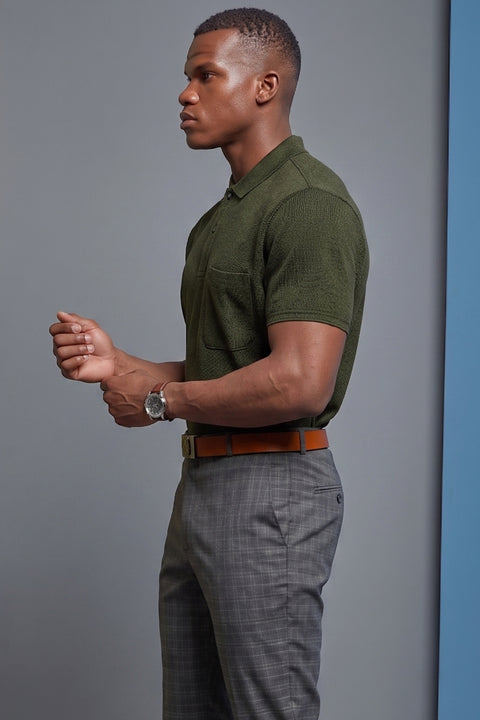 Buy 50 Soft Polo Tshirt With Pocket Clover Green Truedesign