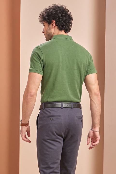 Buy 50 Soft Polo Tshirt With Pocket Fern Green Truedesign