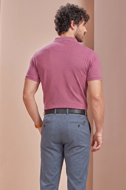 Buy 50 Soft Polo Tshirt With Pocket Mystic Pink Truedesign