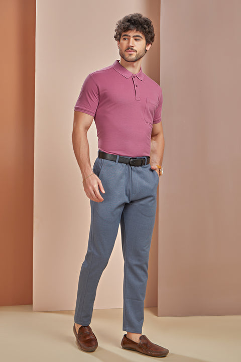 Buy 50 Soft Polo Tshirt With Pocket Mystic Pink Truedesign