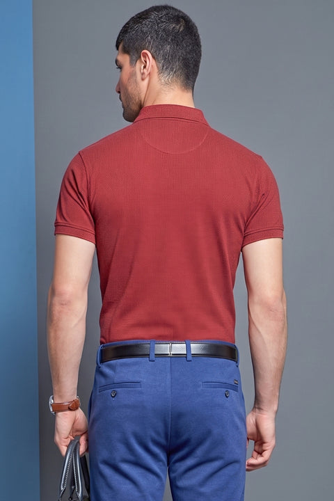 Buy 50 Soft Polo Tshirt With Pocket Raspberry Red Truedesign