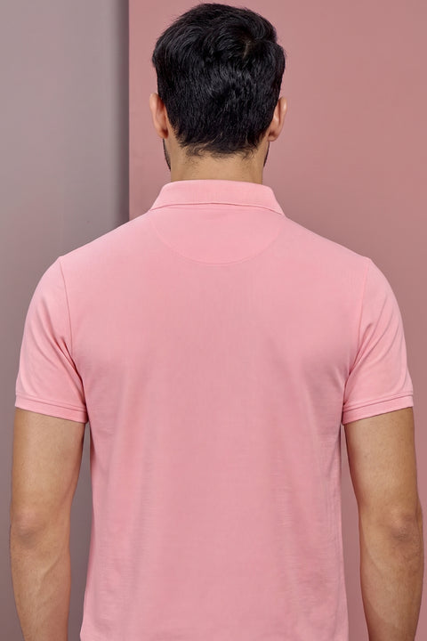 Buy 50 Soft Polo Tshirt With Pocket Spanish Pink Truedesign