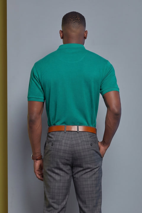 Buy 50 Soft Polo Tshirt With Pocket Tiffany Green Truedesign