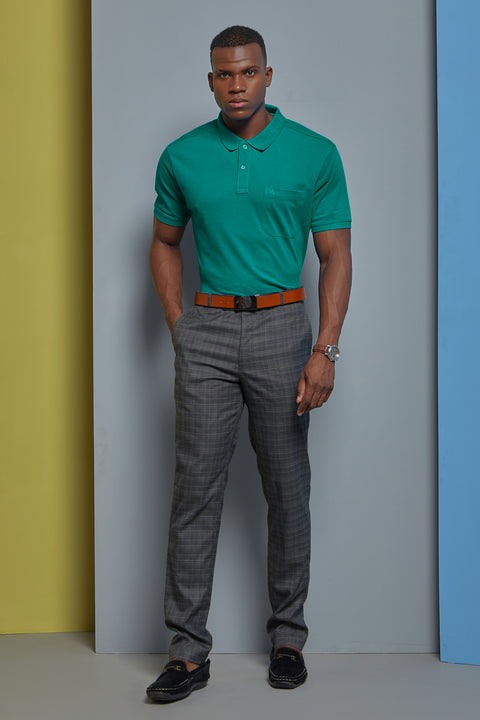 Buy 50 Soft Polo Tshirt With Pocket Tiffany Green Truedesign