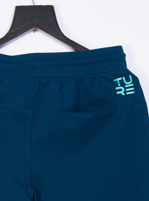 Buy Truedesign Scala Soild Track Pant Peacock Blue Online