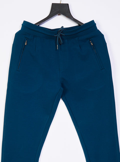 Buy Truedesign Scala Soild Track Pant Peacock Blue Online