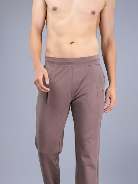 Buy Truedesign Anchor Soild Track Pant Cinnamon Brown Online