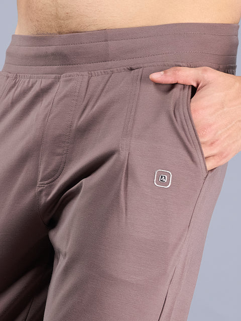 Buy Truedesign Anchor Soild Track Pant Cinnamon Brown Online