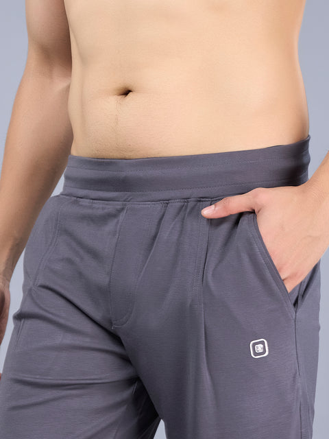 Buy Truedesign Anchor Soild Track Pant Dolphin Grey Online