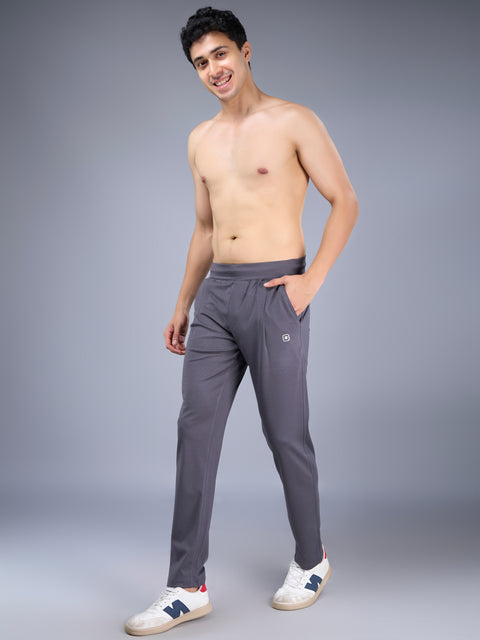 Buy Truedesign Anchor Soild Track Pant Dolphin Grey Online
