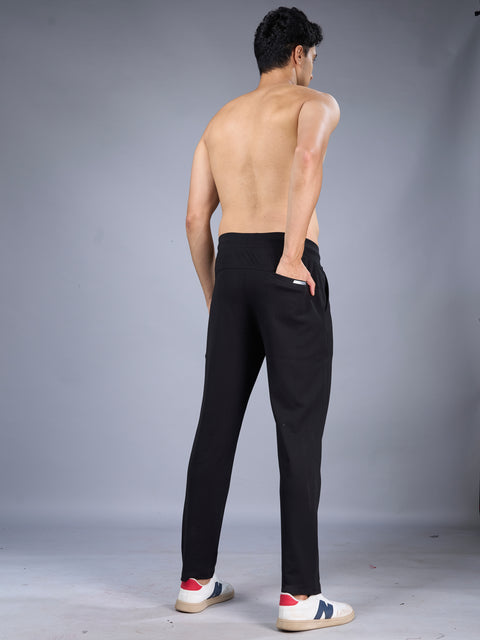Buy Truedesign Anchor Soild Track Pant Pitch Black Online