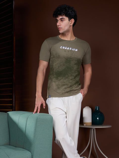 Buy Truedesign Arizona Half Sleeve Tees Dim Olive Online