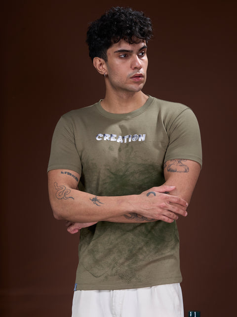 Buy Truedesign Arizona Half Sleeve Tees Dim Olive Online