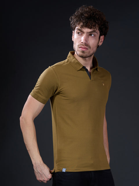 Buy Astrox Soild Polo Tshirt Army Green Truedesign