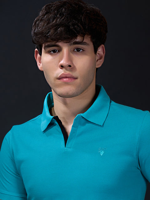 Buy Astrox Soild Polo Tshirt Canary Blue Truedesign