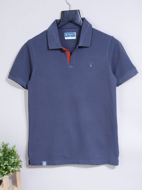 Buy Astrox Soild Polo Tshirt Ebony Grey Truedesign
