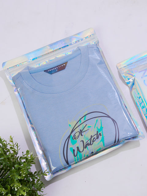 Buy Truedesign Austin Round Neck Tshirt Beau Blue Online