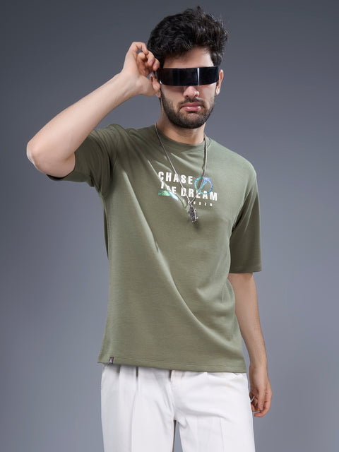 Buy Truedesign Austin Round Neck Tshirt Cam Green Online