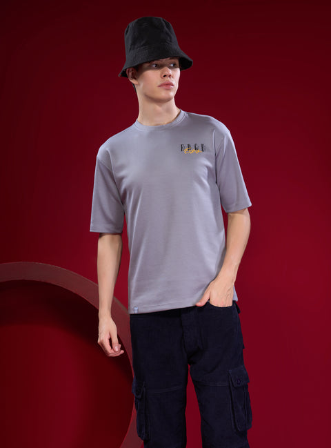 Buy Truedesign Austin Round Neck Tshirt Silver Grey Online