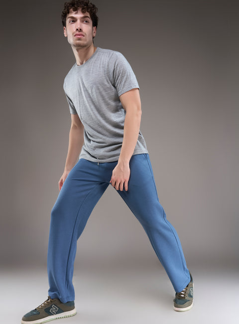 Buy Truedesign Bastian Soild Track Pant Admiral Blue Online