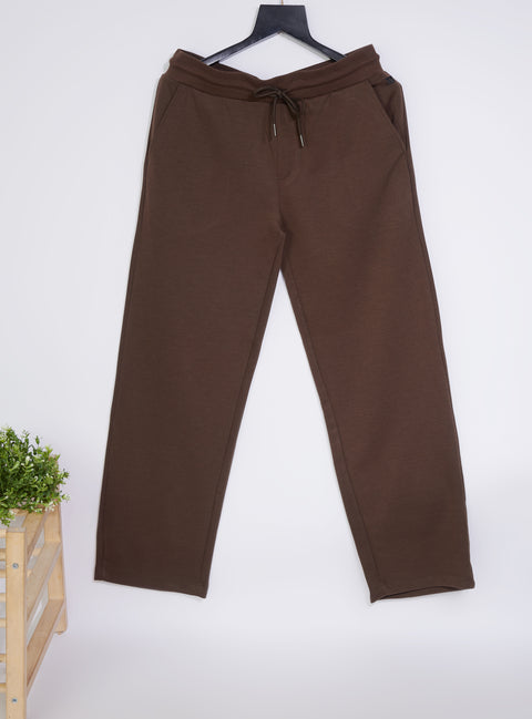 Buy Truedesign Bastian Soild Track Pant Bistre Brown Online