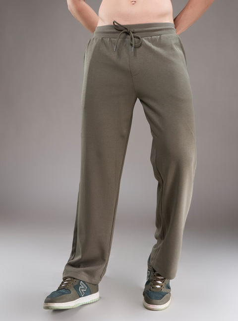 Buy Truedesign Bastian Soild Track Pant Dull Green Online