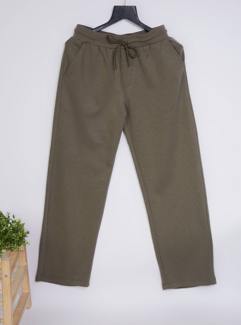 Buy Truedesign Bastian Soild Track Pant Dull Green Online