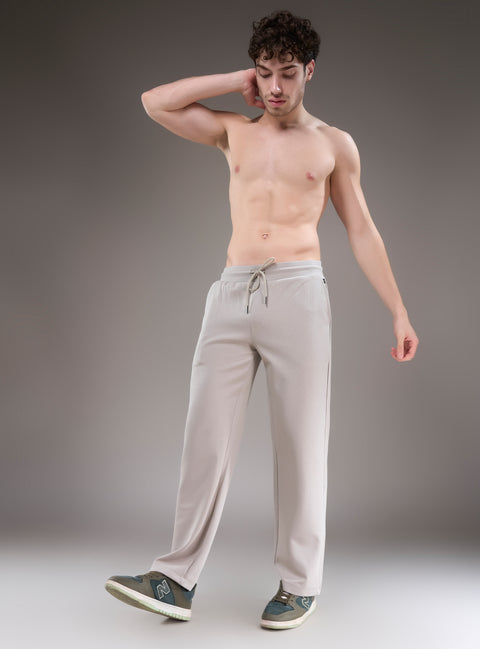 Buy Truedesign Bastian Soild Track Pant Light Beige Online