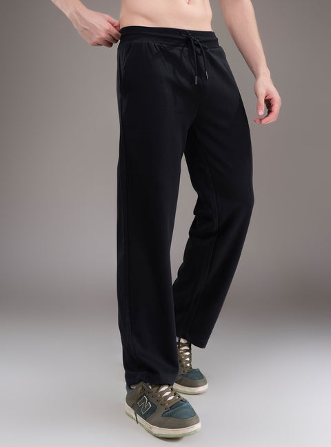 Buy Truedesign Bastian Soild Track Pant Raven Black Online