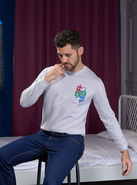 Buy Truedesign Carlos Sweatshirt Silver Grey Online