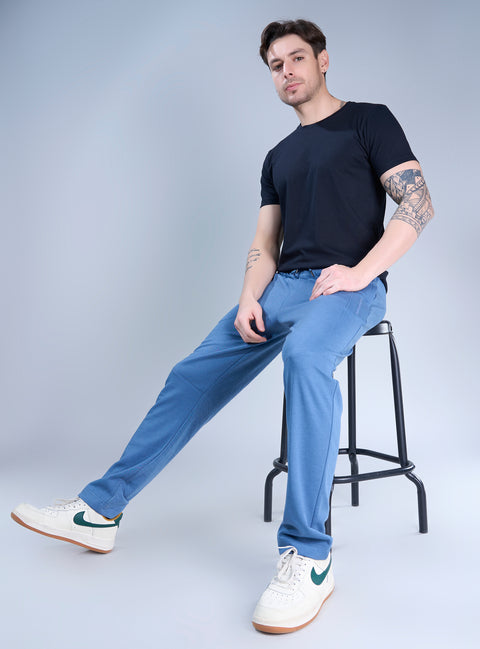 Buy Truedesign Casper Track Pant Slate  Blue Online