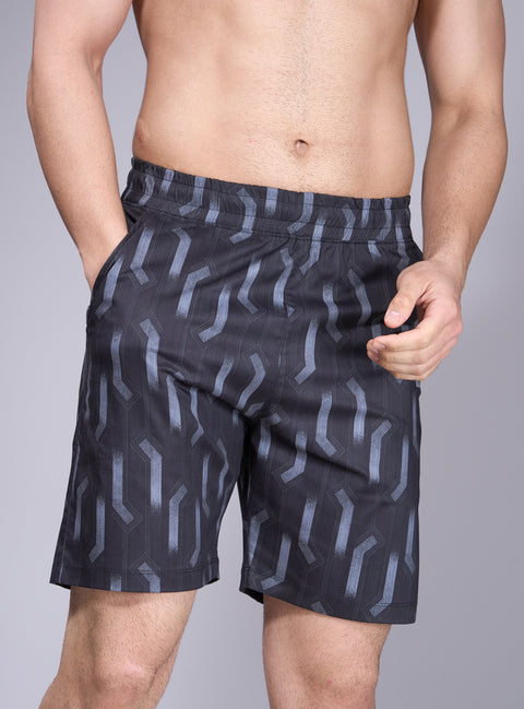 Buy Truedesign Coal Shorts Black & Grey Online