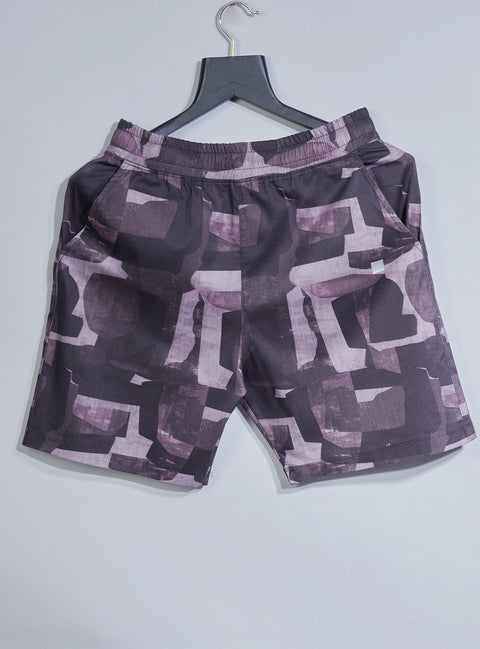 Buy Truedesign Coal Shorts Black & Purple Online