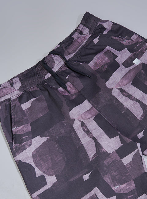 Buy Truedesign Coal Shorts Black & Purple Online