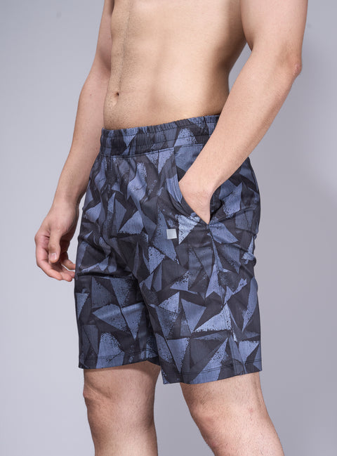 Buy Truedesign Coal Shorts Black & Slate Blue Online