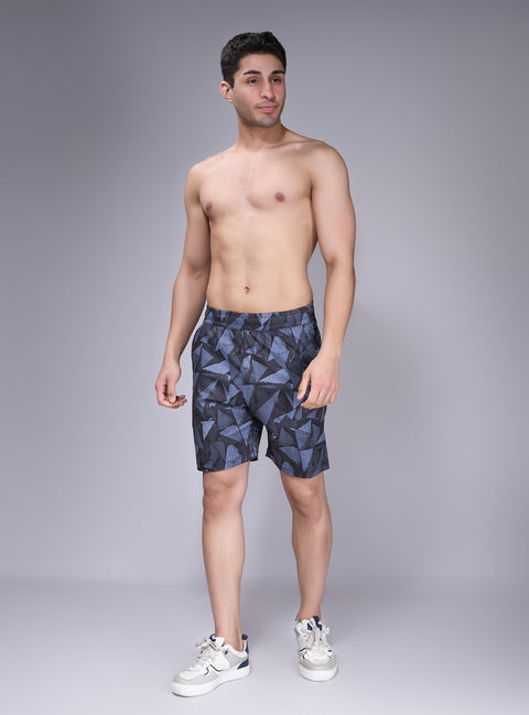 Buy Truedesign Coal Shorts Black & Slate Blue Online