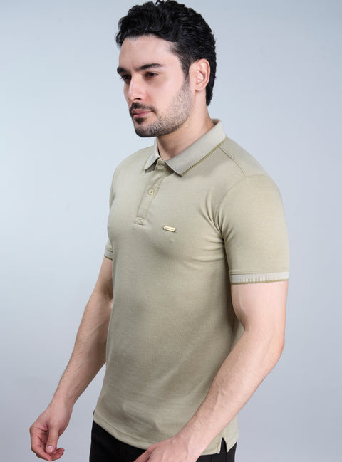 Buy Cuba Polo Tshirt AOP Cam Green Truedesign