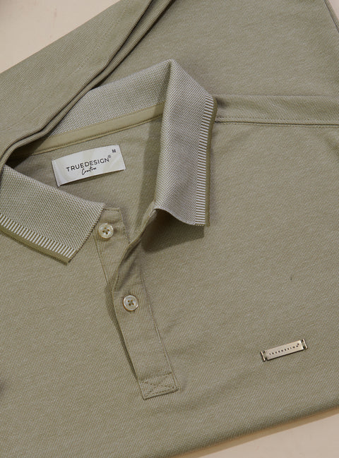 Buy Cuba Polo Tshirt AOP Cam Green Truedesign
