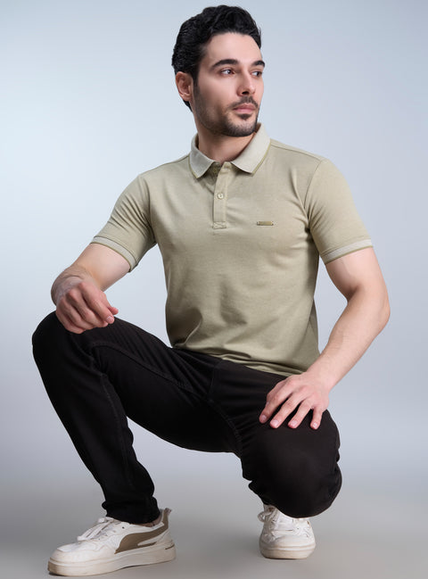 Buy Cuba Polo Tshirt AOP Cam Green Truedesign