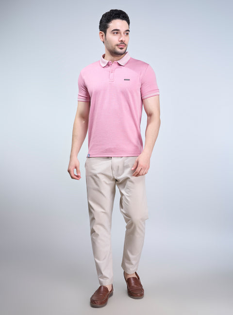 Buy Cuba Polo Tshirt AOP Cameo Pink Truedesign