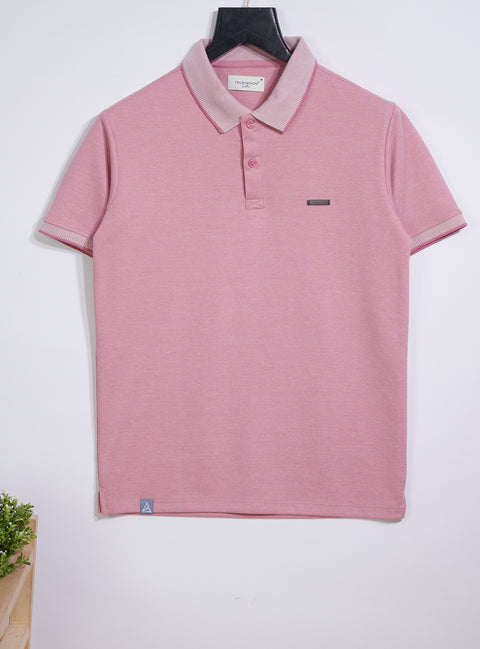 Buy Cuba Polo Tshirt AOP Cameo Pink Truedesign