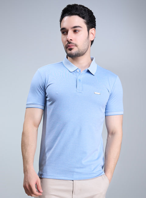 Buy Cuba Polo Tshirt AOP Corn Blue Truedesign