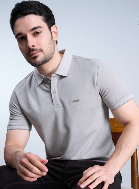 Buy Cuba Polo Tshirt AOP Dolphin Grey Truedesign