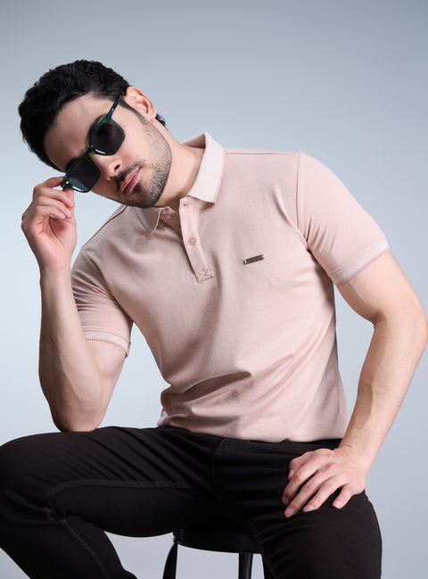 Buy Cuba Polo Tshirt AOP Dusty Peach Truedesign
