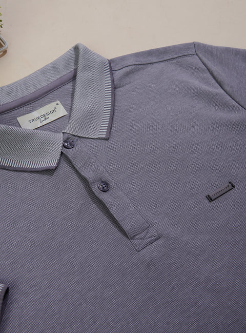 Buy Cuba Polo Tshirt AOP Metalic Grey Truedesign