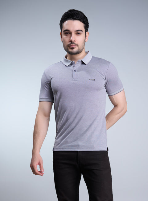 Buy Cuba Polo Tshirt AOP Metalic Grey Truedesign