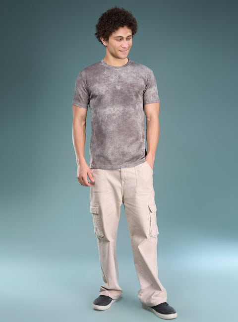 Buy Truedesign Curio Half Sleeve Tees Flint Grey Online