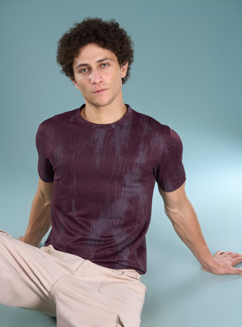 Buy Truedesign Curio Half Sleeve Tees Mahogany Online